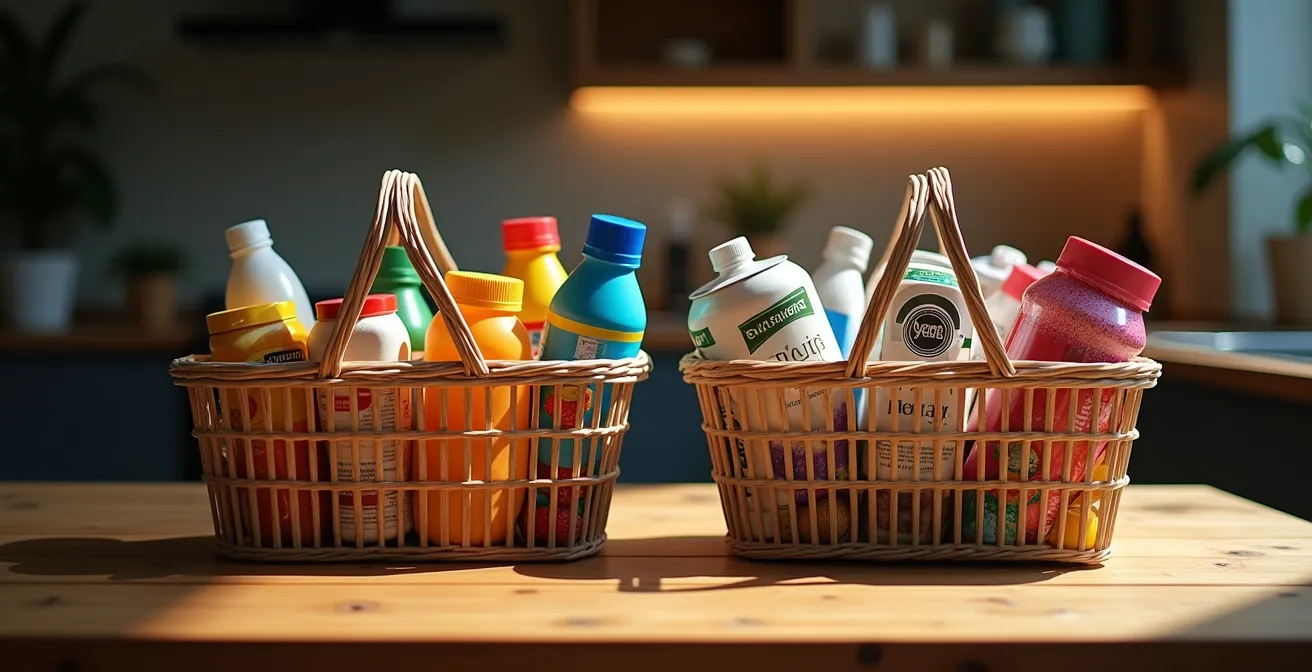 Qualitätsvergleich zwischen Discounter-Eigenmarken und Luxusprodukten